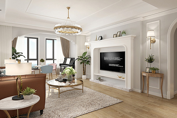 沈陽-碧桂園130平「美式風(fēng)格」裝修設(shè)計(jì)案